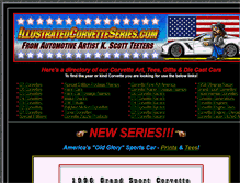 Tablet Screenshot of illustratedcorvetteseries.com